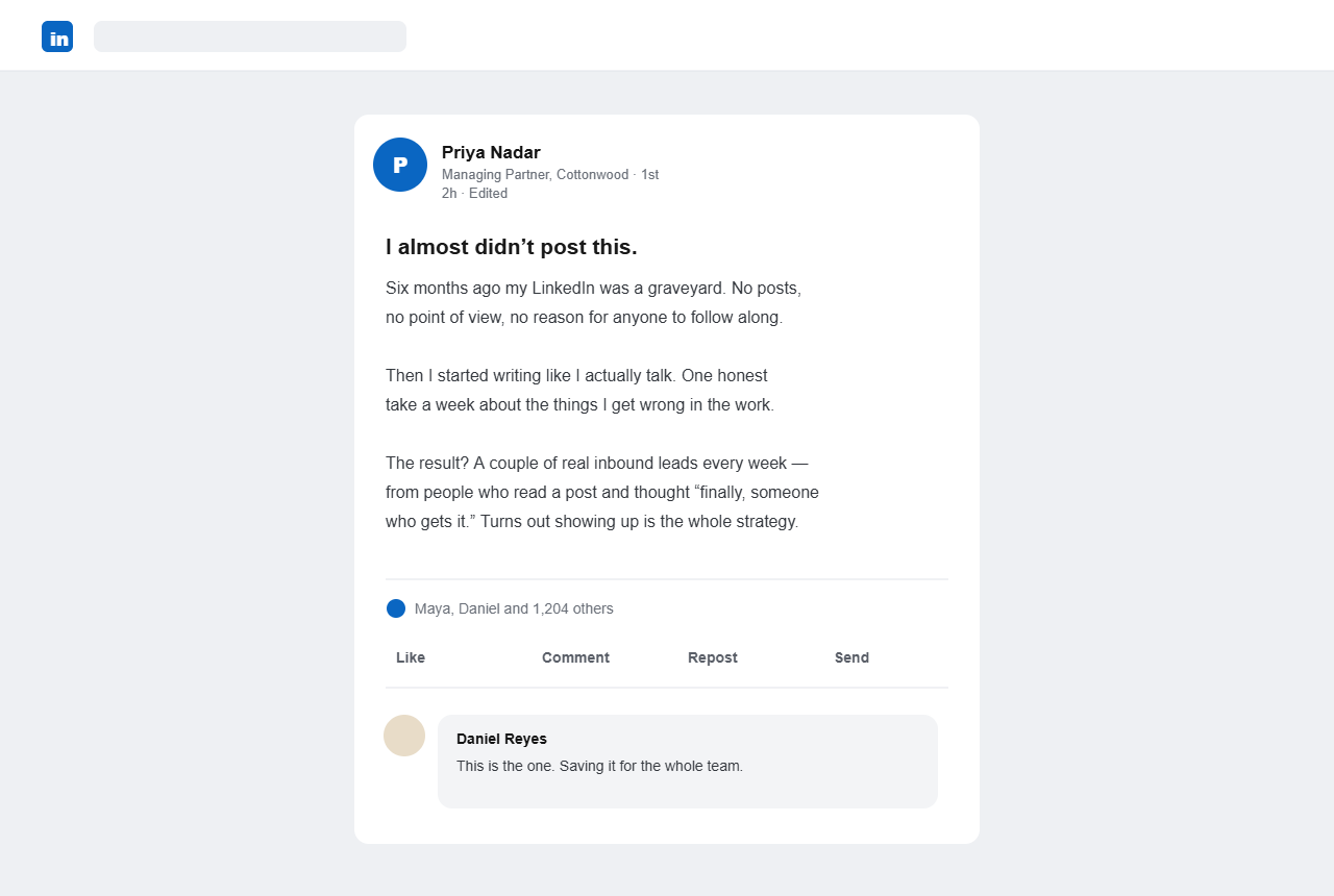 Personal branding on social